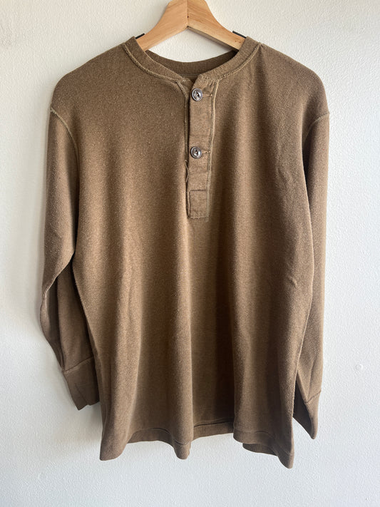 Vintage 1990’s Military Issue Olive Thermal Shirt - La Lovely Vintage 