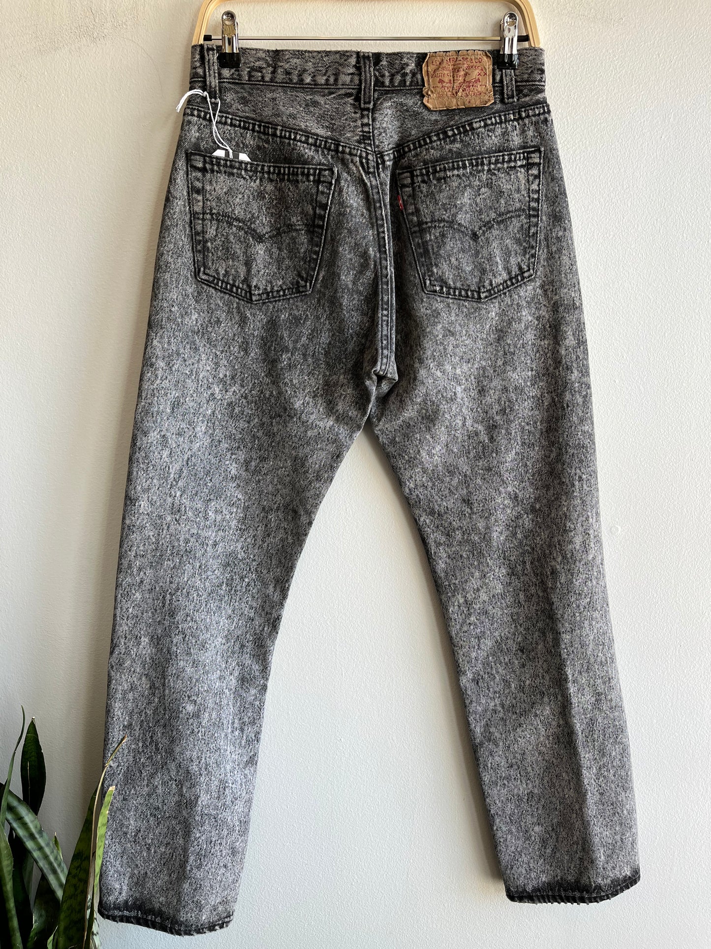 Vintage 1980’s Levi’s 501 Black Denim Jeans