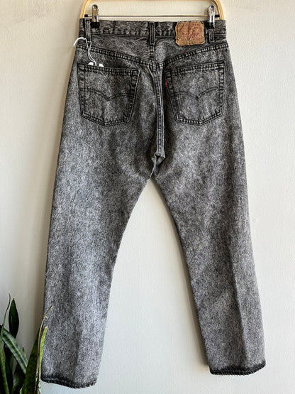 Vintage 1980’s Levi’s 501 Black Denim Jeans