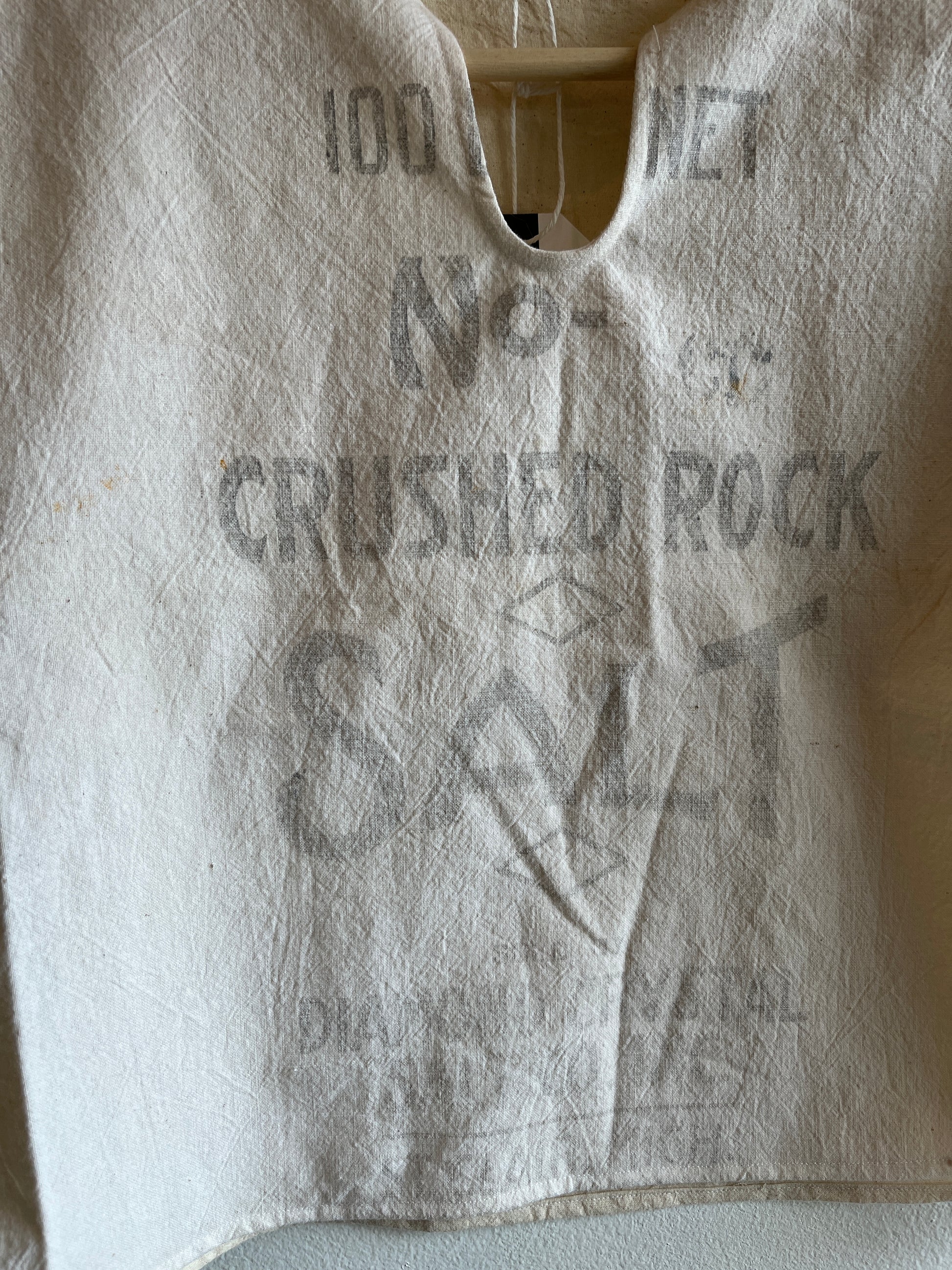 Trash Textiles - Handmade Antique Feedsack Blouse/Shirt - La Lovely Vintage 