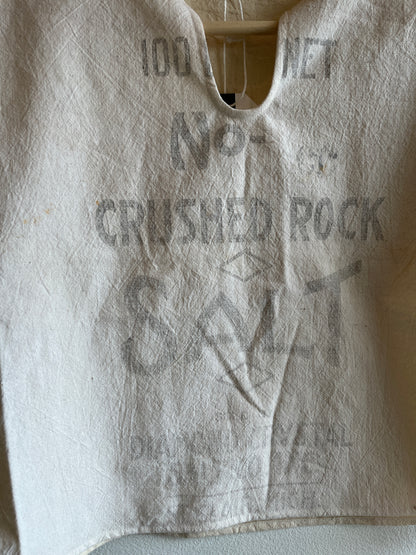 Trash Textiles - Handmade Antique Feedsack Blouse/Shirt - La Lovely Vintage 
