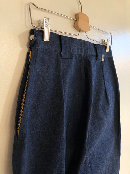 Vintage 1950’s Levi’s “Big E” Side Zip Denim Jeans