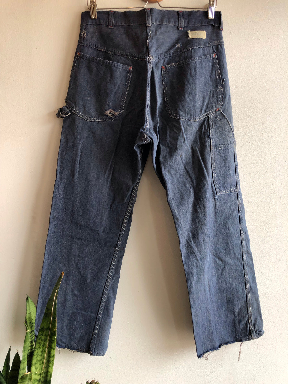 Vintage 1950/60’s Dark Denim PowrHouse Work Jeans - La Lovely Vintage 
