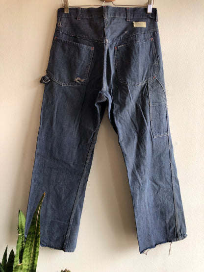 Vintage 1950/60’s Dark Denim PowrHouse Work Jeans - La Lovely Vintage 