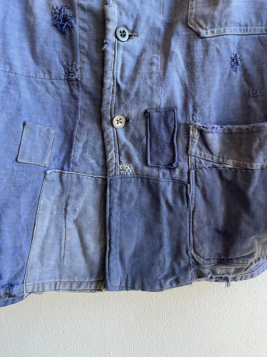 Vintage 1940/1950’s French Moleskin Chore Coat - La Lovely Vintage 