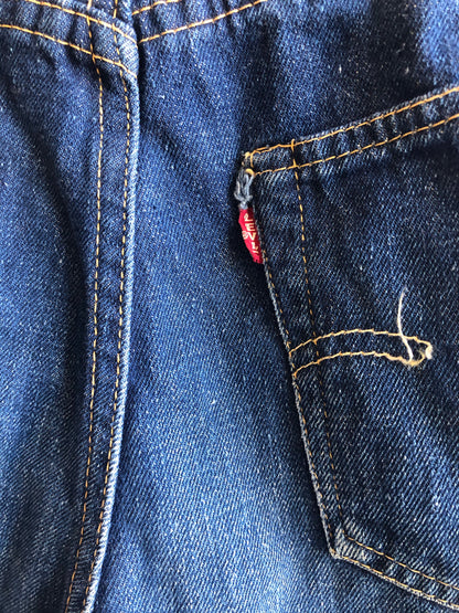 Vintage 1950s Levi's “Big E” Hidden Rivet 701 Denim Shorts - La Lovely Vintage 