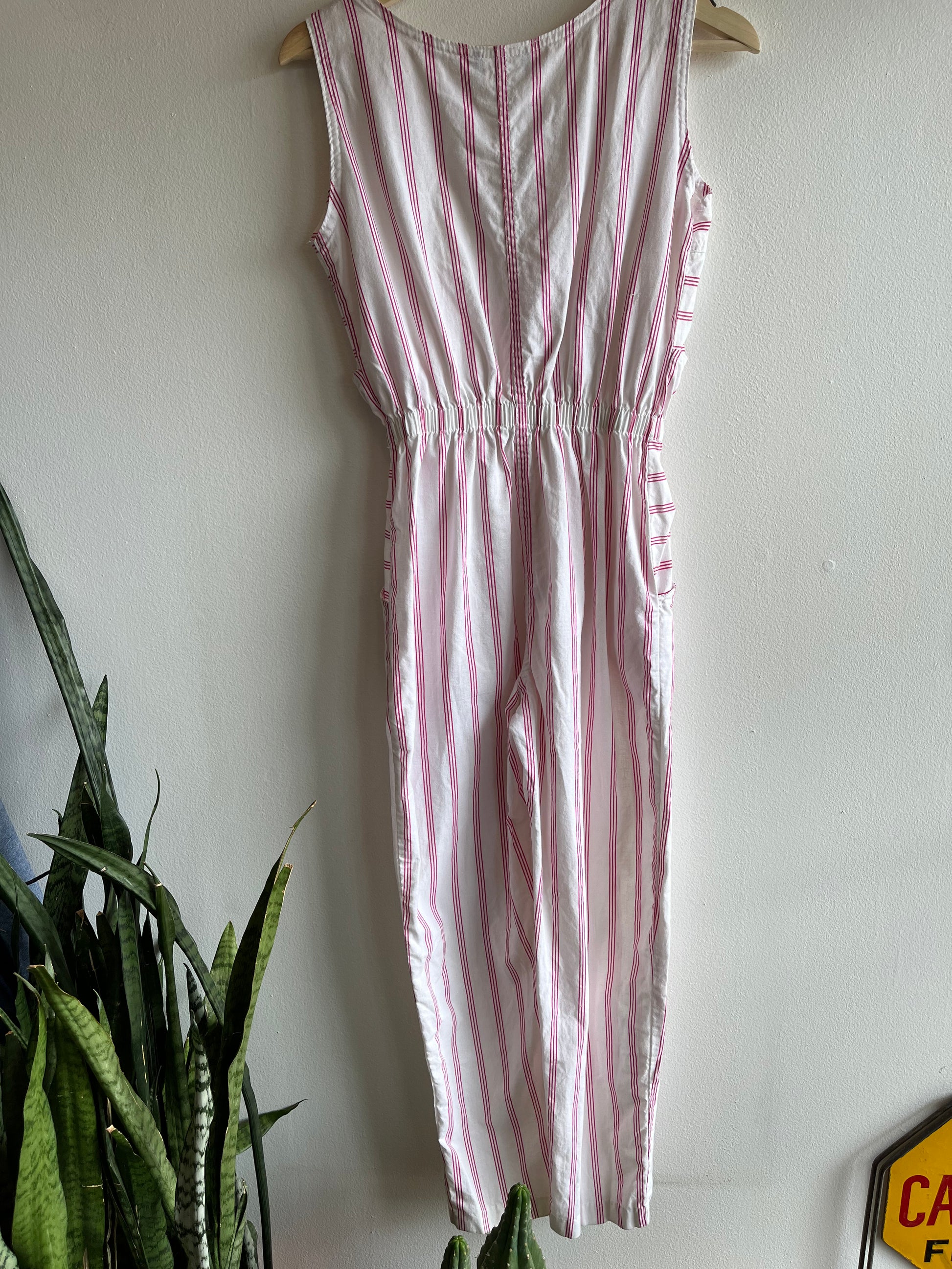 Vintage 1980’s “Ideas” Striped Jumpsuit - La Lovely Vintage 