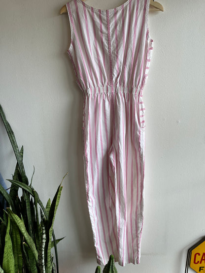 Vintage 1980’s “Ideas” Striped Jumpsuit - La Lovely Vintage 