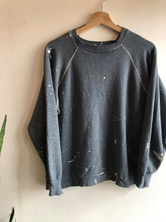 Vintage 1960/1970’s Penney’s Paint Splattered Sweatshirt - La Lovely Vintage 