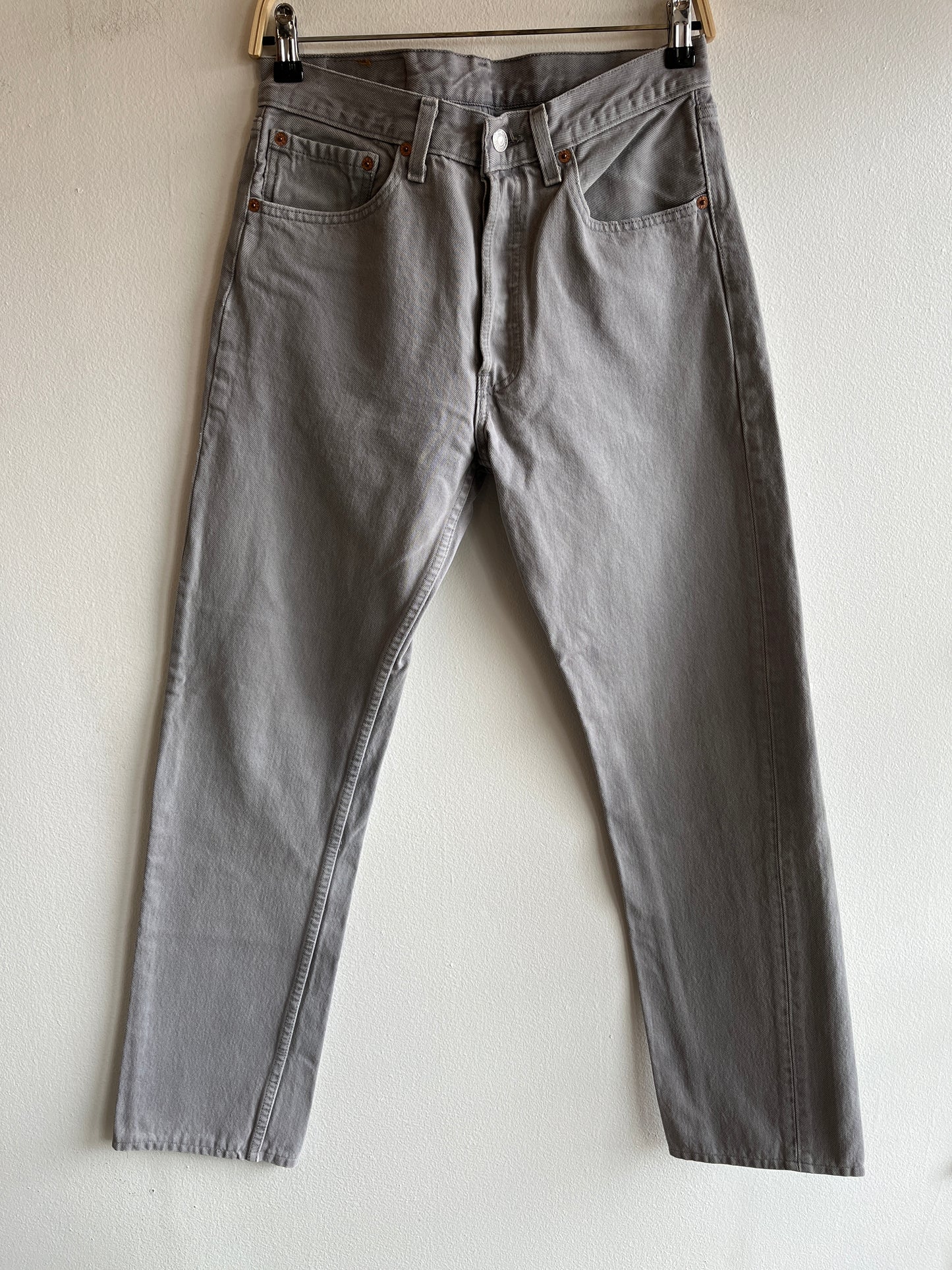 Vintage 1990’s Levi’s 501 Grey Denim Jeans