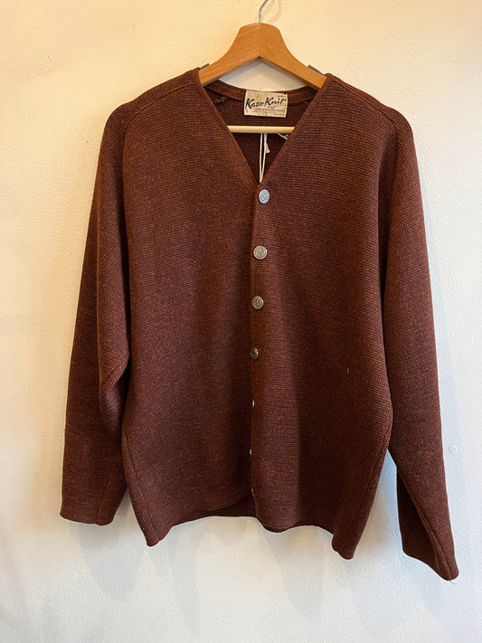 Vintage 1960’s Burnt Orange Cardigan - La Lovely Vintage 