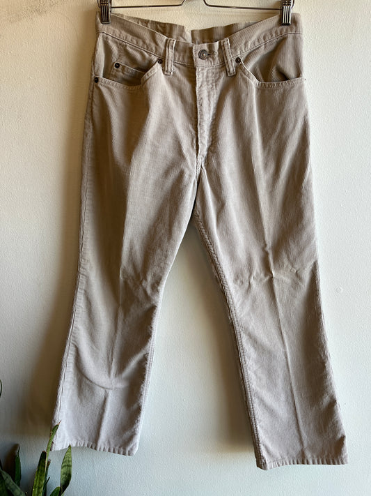 Vintage 1970’s Levi’s 517 Corduroy Pants - Cream