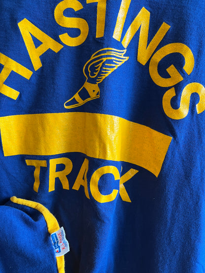 Vintage 1970’s Champion Hastings Track Reversible T-Shirt