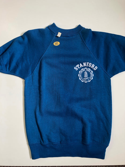 Vintage Deadstock 1960’s Stanford short-sleeve sweatshirt - La Lovely Vintage 