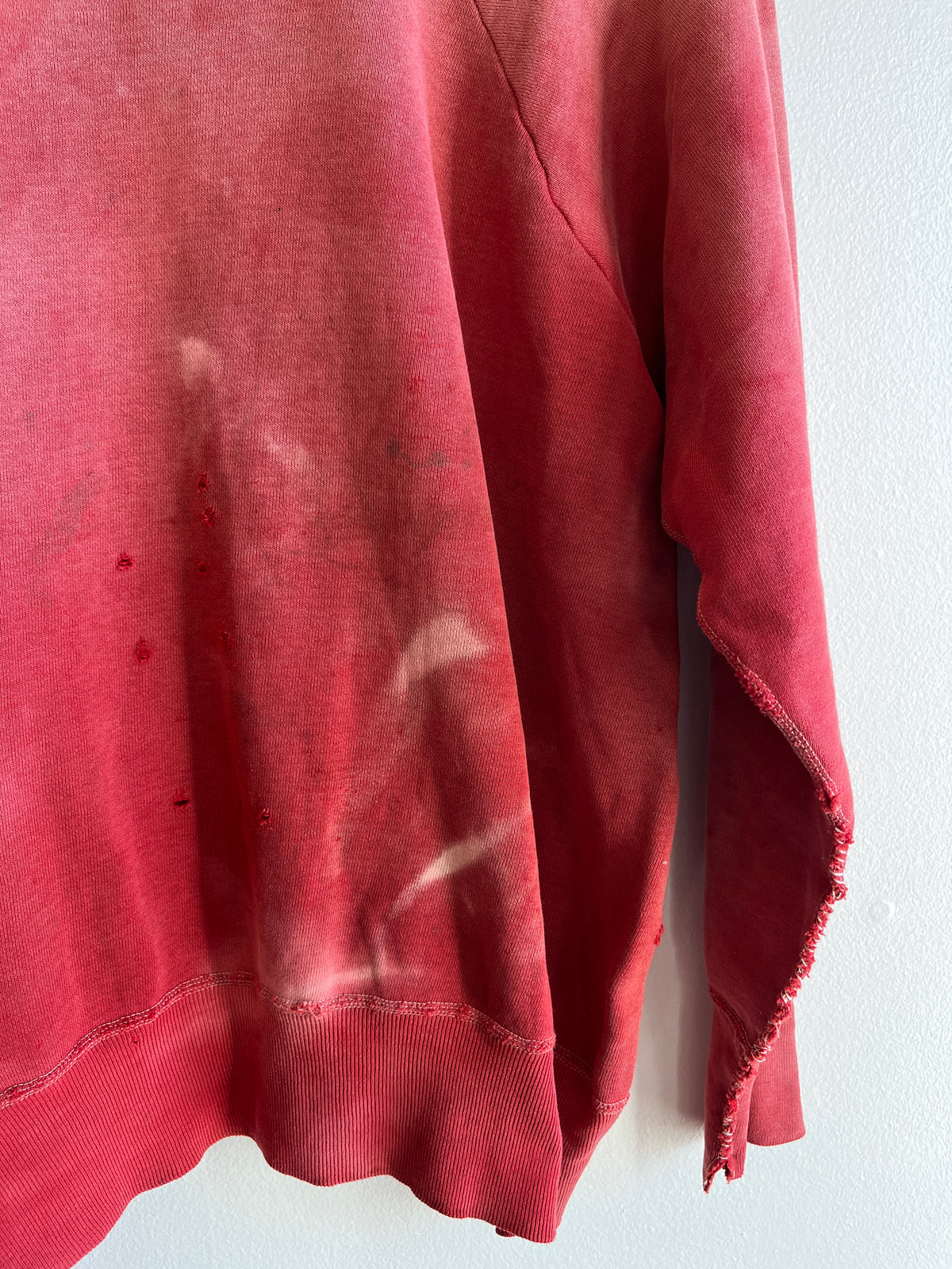 Vintage 1950’s Hanes Windshield Faded Red Sweatshirt
