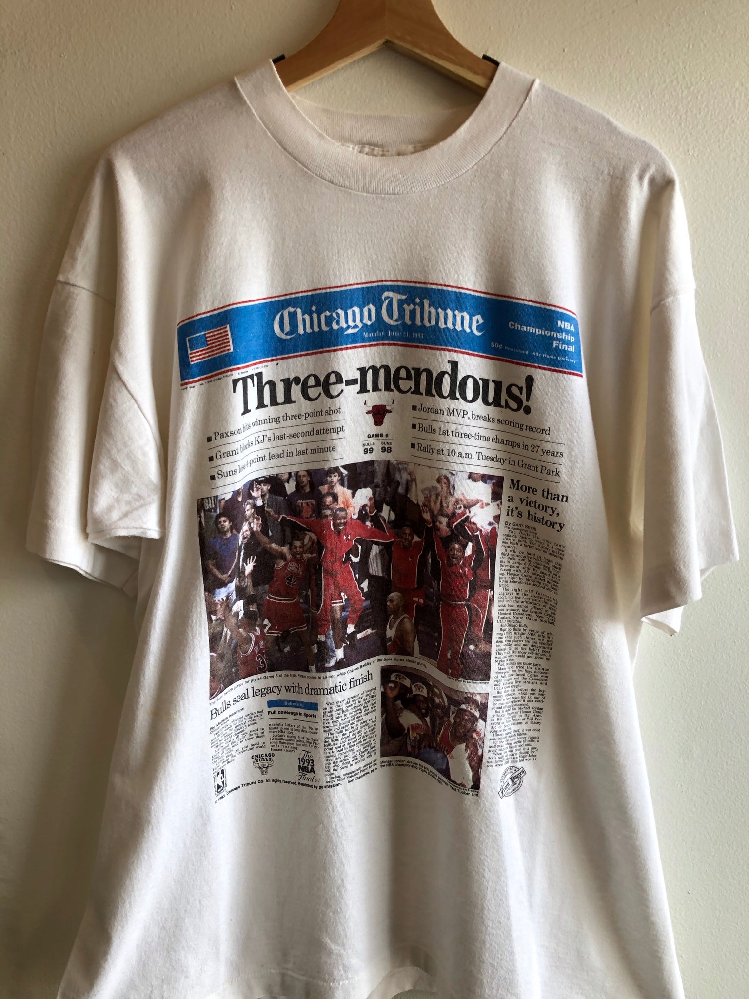 Chicago Bulls Three Peat t-shirt