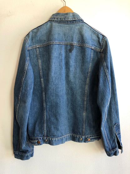 Vintage 1970’s GWG D-Pocket Denim Trucker Jacket - La Lovely Vintage 