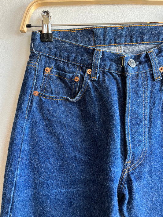 Vintage 1980’s Levi’s 501 Dark Denim Jeans