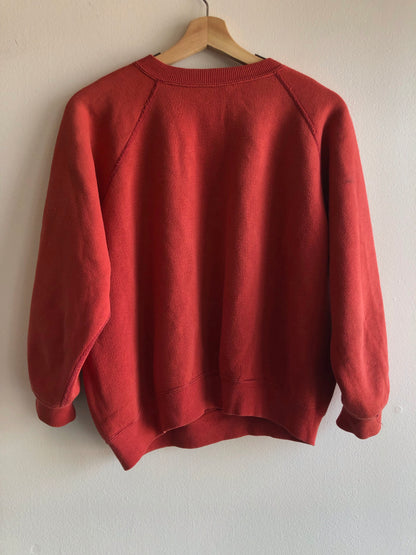 Vintage 1950’s North Carolina State Red Faded Sweatshirt