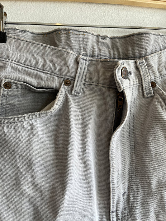 Vintage 1980’s Levi’s 505 Grey Denim Jeans