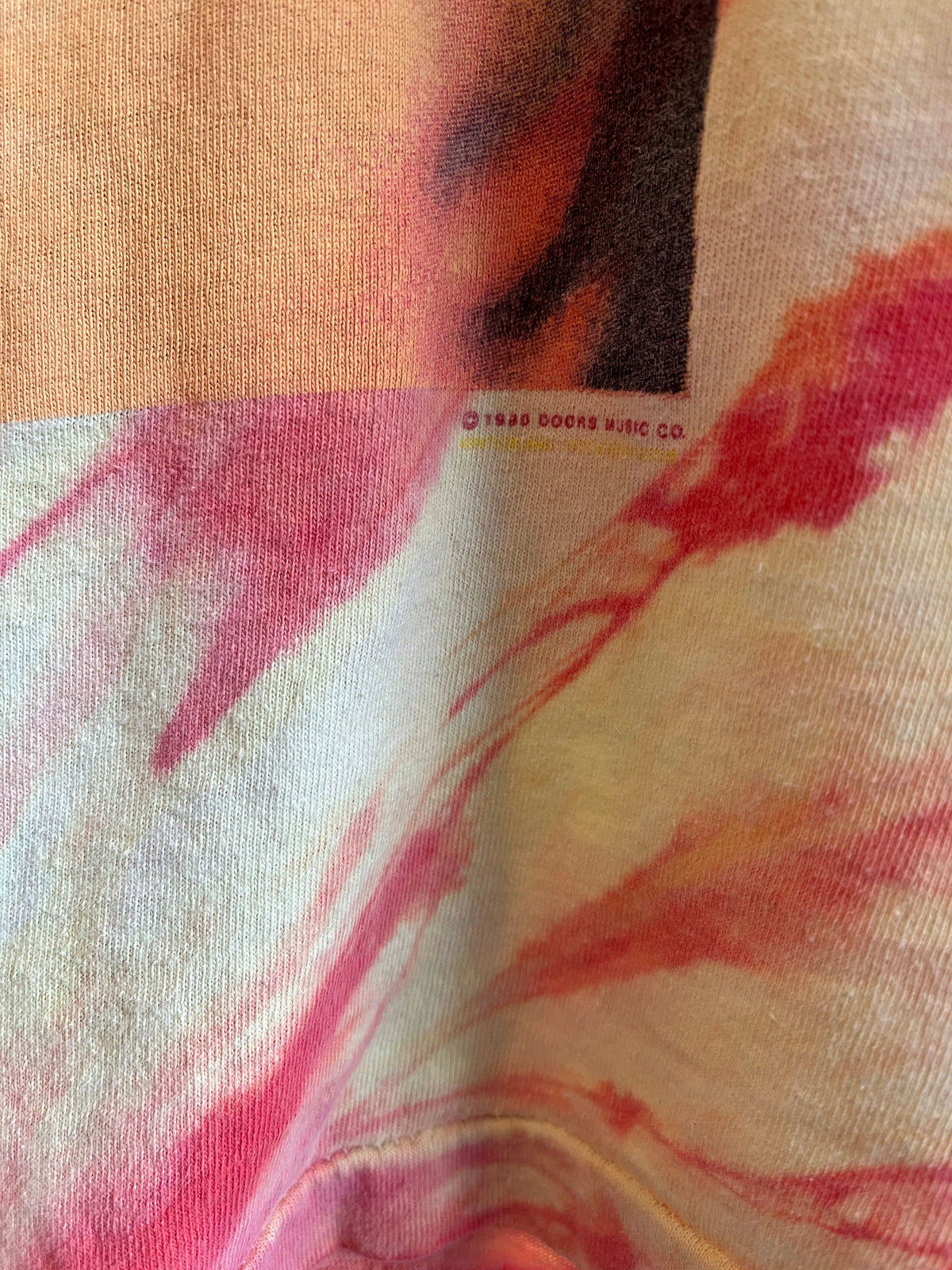 Vintage 1990  Tie-Dye The Doors Tour T-Shirt - La Lovely Vintage 