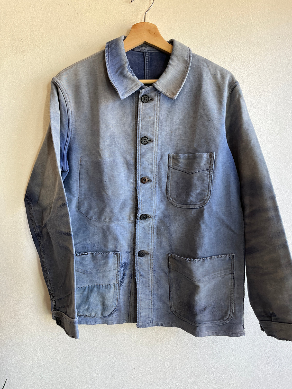 Vintage 1940/1950’s French Moleskin Chore Coat