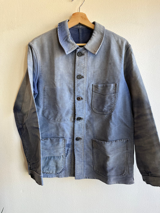 Vintage 1940/1950’s French Moleskin Chore Coat