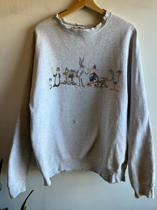 Vintage 1990’s Thrashed Looney Toons Sweatshirt