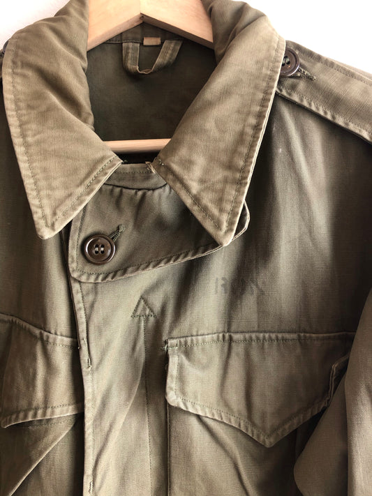 Vintage 1940’s M-43 Named/Stenciled Military Field Jacket - La Lovely Vintage 