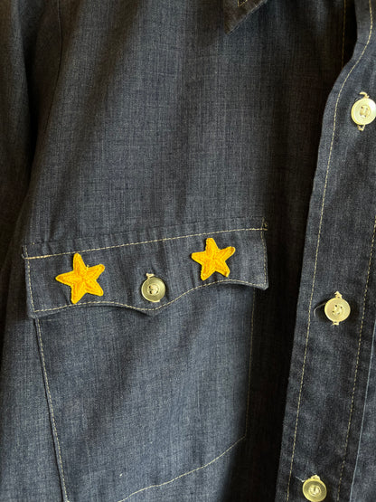 Vintage 1970’s Levi’s Embroidered Chambray shirt
