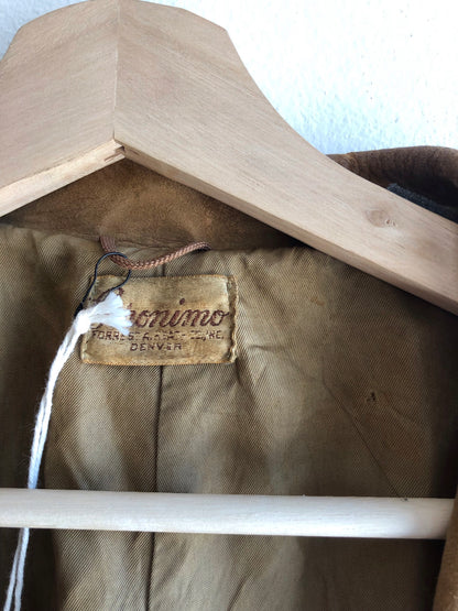 Vintage 1940/1950’s Suede (Buckskin?) Bull-Themed Jacket - La Lovely Vintage 