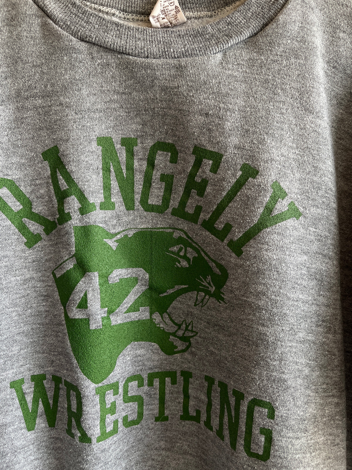 Vintage 1970’s Rangely Wrestling Crewneck Sweatshirt