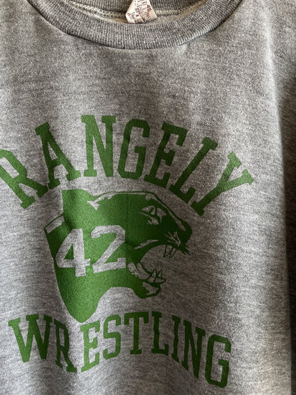 Vintage 1970’s Rangely Wrestling Crewneck Sweatshirt