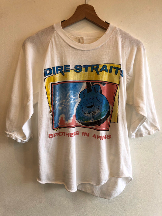 Vintage Dire Straights “Brothers In Arms” 1985 Tour T-Shirt - La Lovely Vintage 