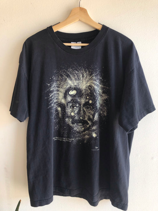 Vintage 1993 Glow-in-the-Dark Albert Einstein T-Shirt - La Lovely Vintage 