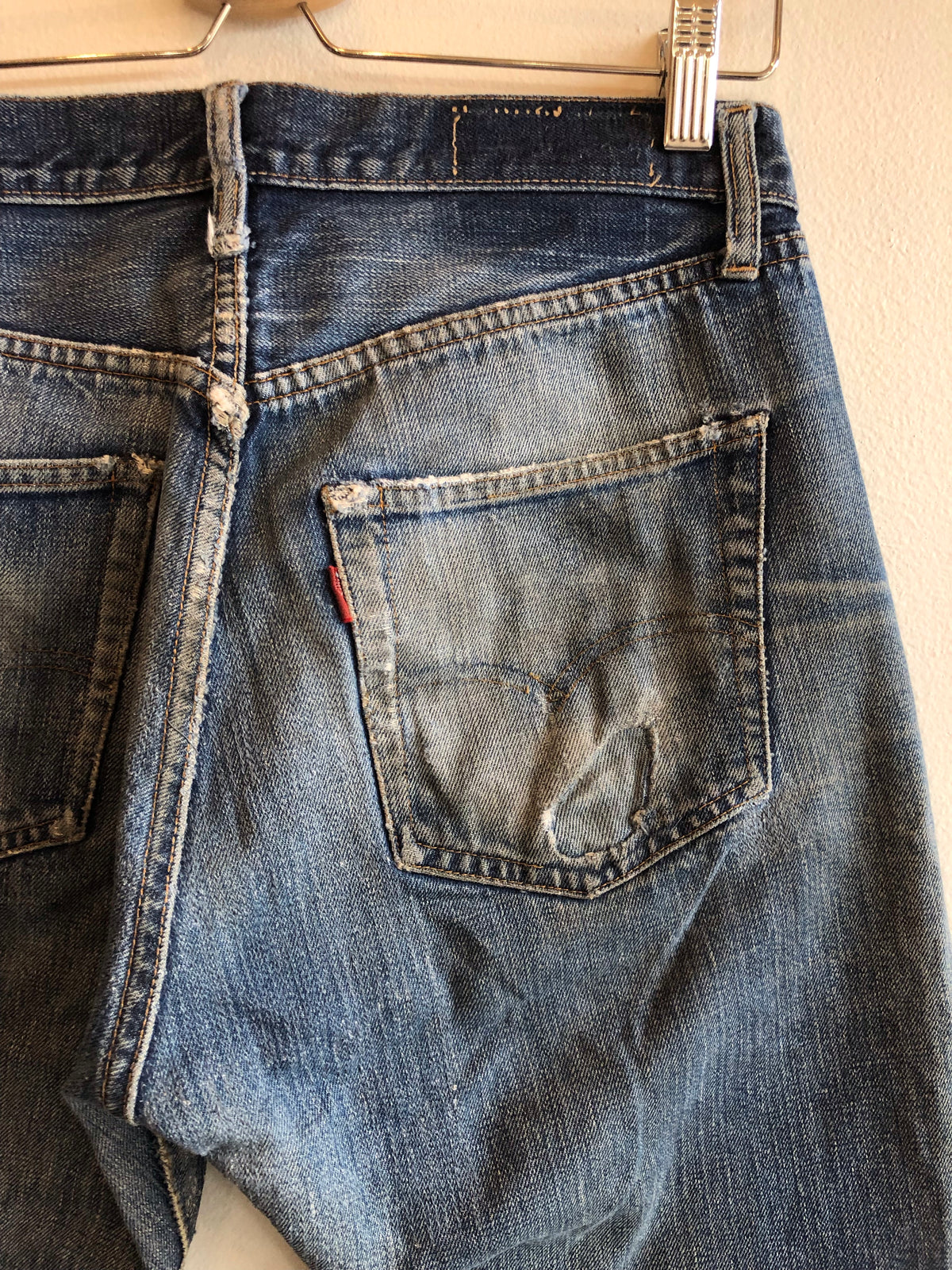 Vintage 1960’s Levi’s “Big E” 501 Selvedge Denim Jeans - La Lovely Vintage 