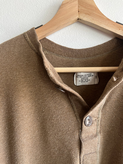 Vintage 1990’s Military Issue Olive Thermal Shirt - La Lovely Vintage 