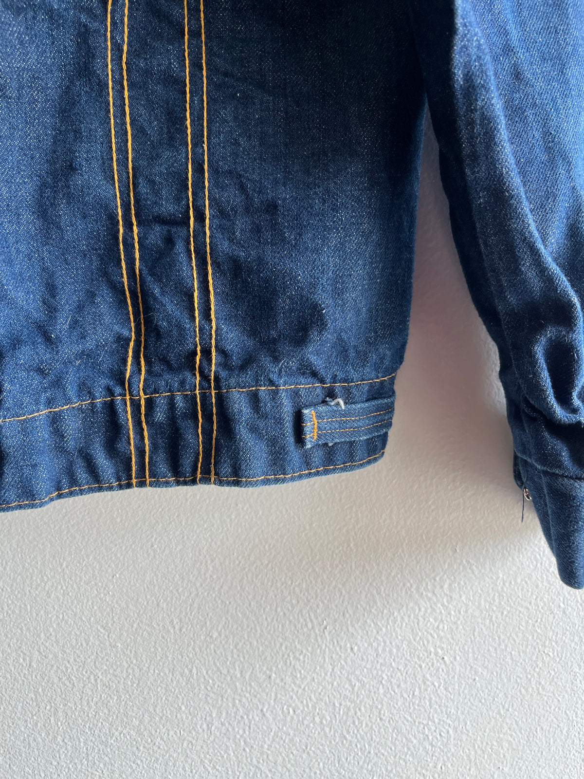 Vintage 1960’s Tuff Nut Dark Wash Denim Jacket