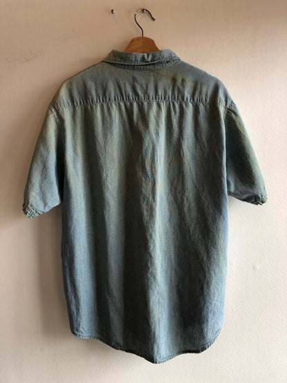 Vintage 1950’s Selvedge Chambray Button Up Shirt - La Lovely Vintage 