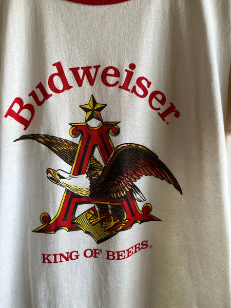 Vintage 1970’s Budweiser Ringer T-Shirt