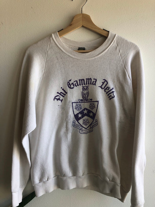 Vintage 1970’s Phi Delta Gamma Sweatshirt - La Lovely Vintage 