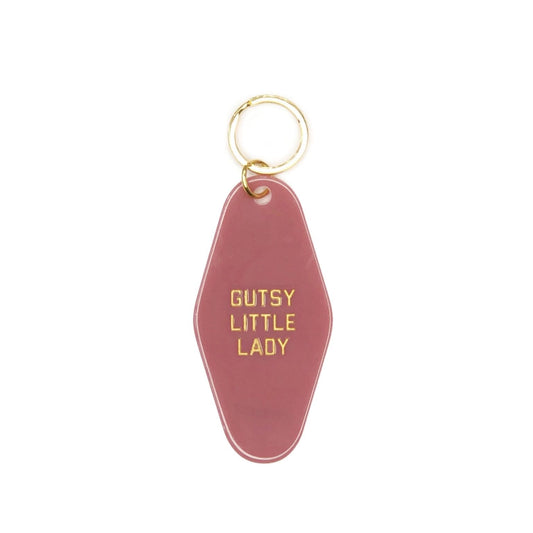 Golden Gems - Gutsy little lady motel Keytag - La Lovely Vintage 