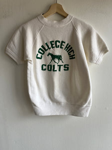 Vintage 1950/60’s “College High Colts” Shortsleeve Sweatshirt