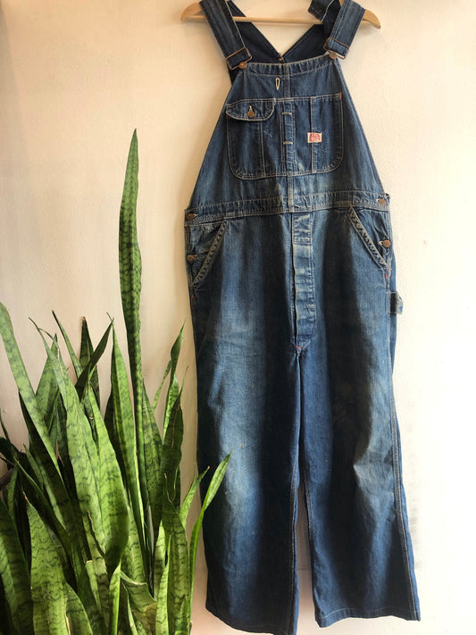 Vintage 1940’s Strong Reliable “Drum Major” Brand Overalls - La Lovely Vintage 