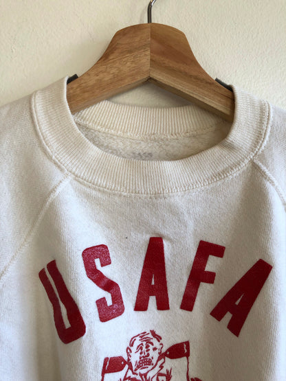 Vintage 1970’s USAFA Short Sleeve Sweatshirt - La Lovely Vintage 