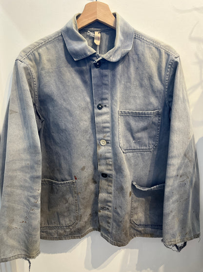 Vintage 1960/70’s Sun-Faded French Chore Coat