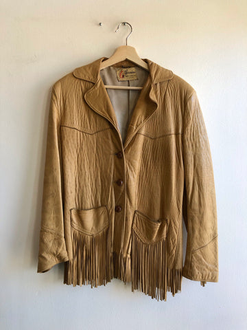 Vintage 1950’s “Geronimo” Leather Fringe Jacket