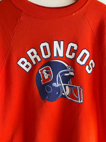 Vintage 1980’s Denver Broncos Crewneck Sweatshirt - La Lovely Vintage 