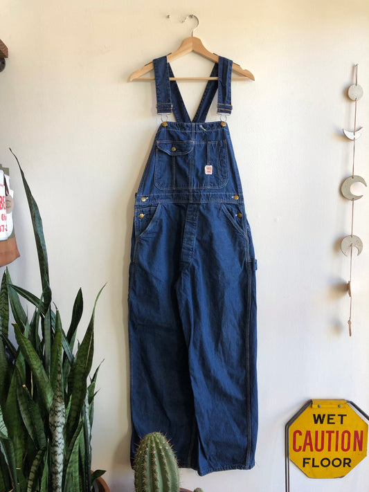 Vintage 1960’s “Red Camel” Low Back Denim Overalls