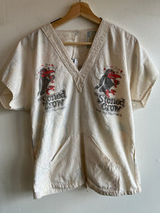 Vintage 1970’s “The Stoned Crow” Feedsack Shirt
